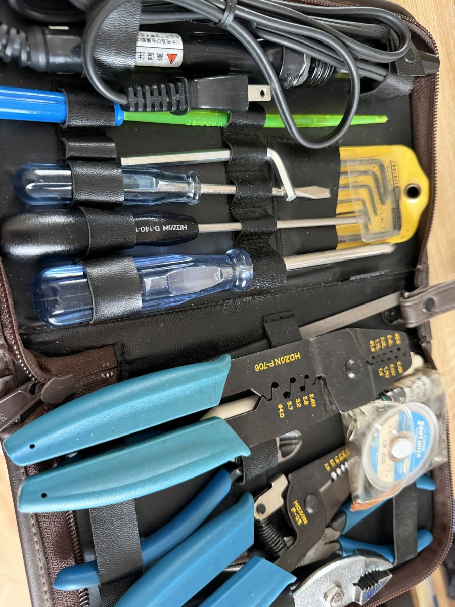 20年前に用意した工具一式 工具一式